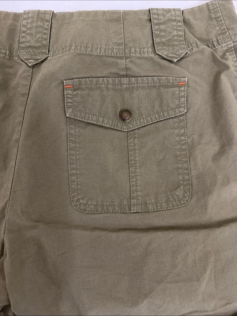 Eddie Bauer Olive Green Cargo Shorts - Picture 2 of 7